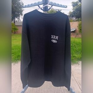 Men's Black Crewneck Sweater